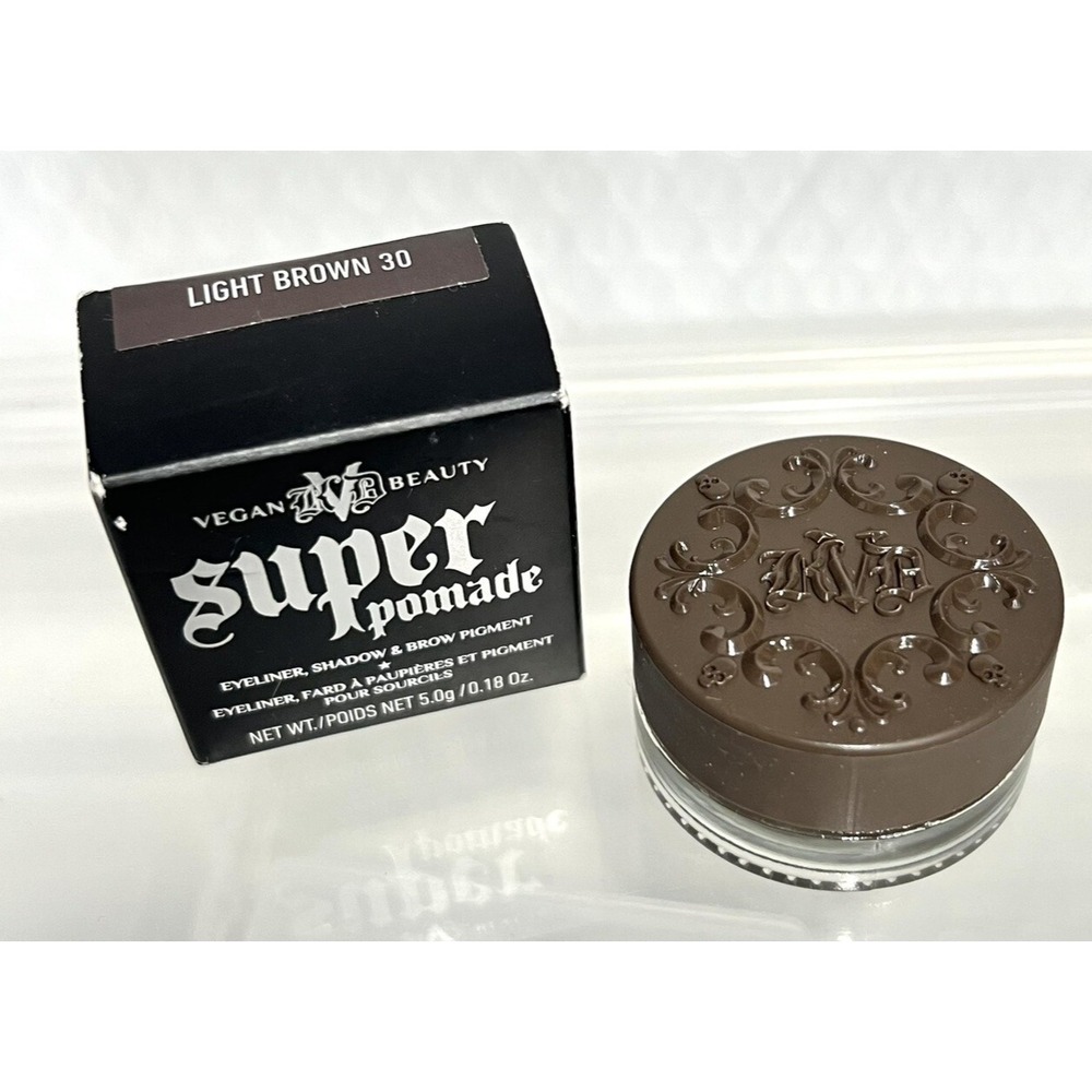 Kat Von D KVD Pomade Eyeliner, Shadow & Brow Pigment "Light Brown" Full Size New